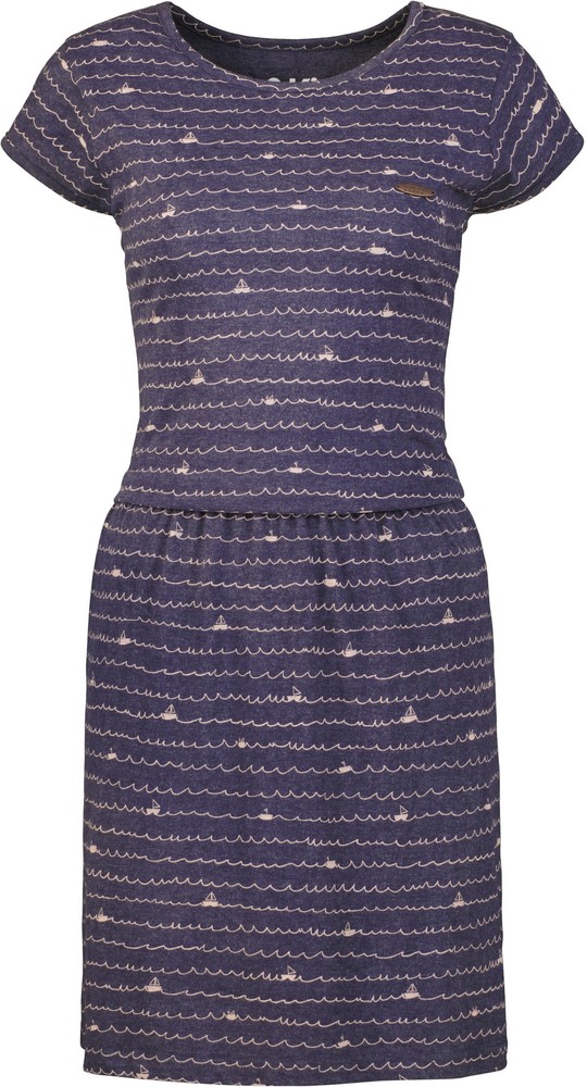 AlifeKickinDamenKleidFreizeitknielangShannaAKB62024-2301MarineMelange-XS