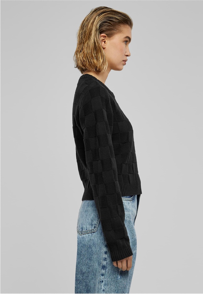 UrbanClassicsDamenLadiesCheckKnitSweaterTB6138