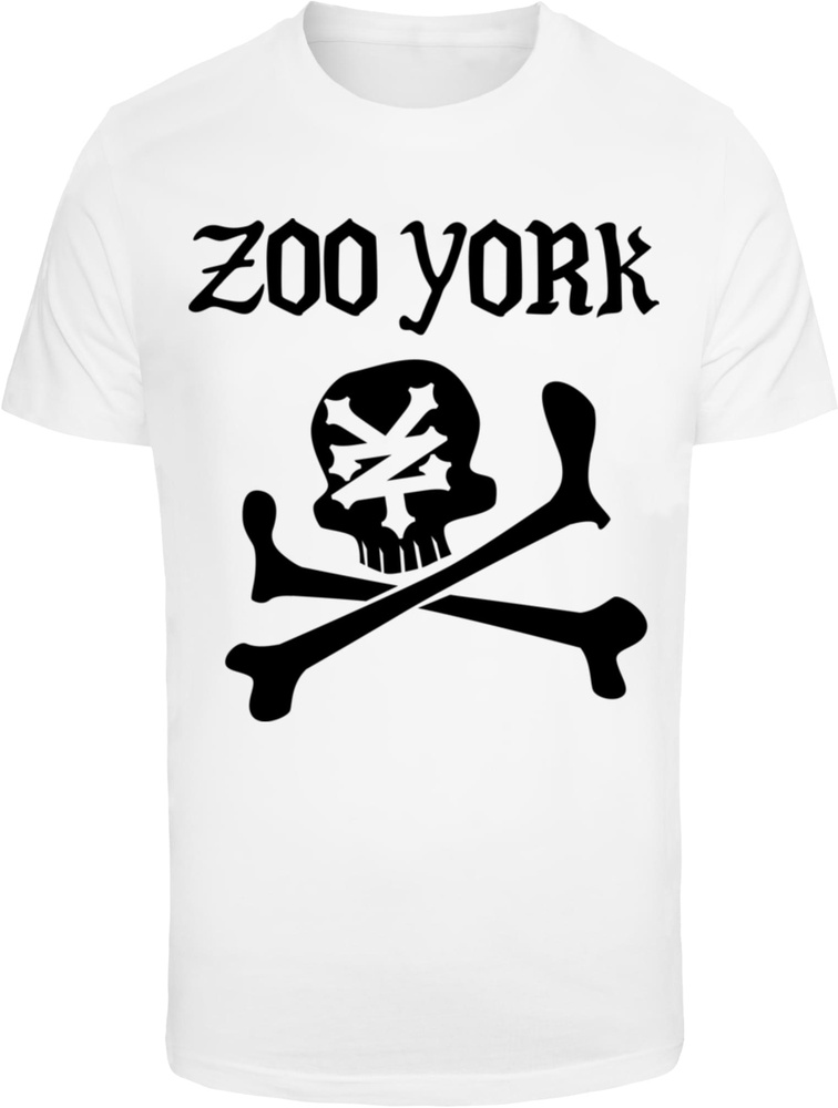 ZooYorkT-ShirtSkullTeeZY002White-3XL