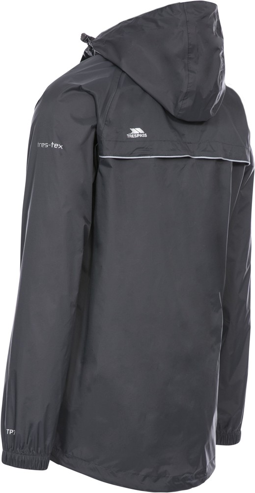 TrespassRegenjackeQikpacX-UnisexPackawayJacketTp75Flint-M