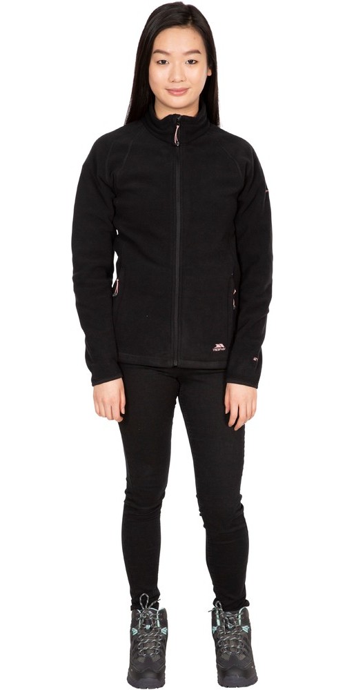 TrespassDamenFleecejackeFleecepulloverNonstop-FemaleFleeceAt100Black