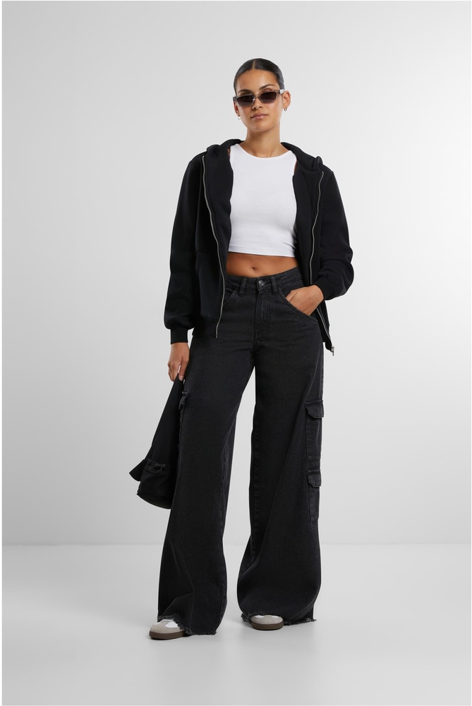 MisterTeeDamenRomanticDreamersLadiesFluffyZipHoodyMST224