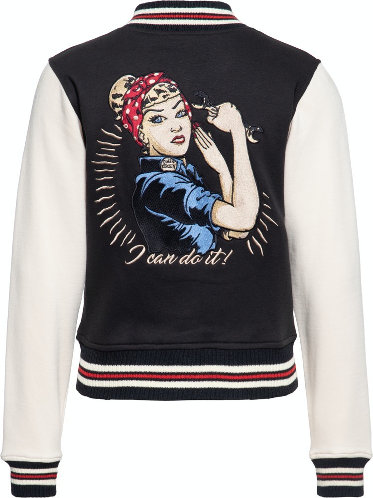 QueenKerosinDamenICanDoItCollegeSweatjackeSchwarz