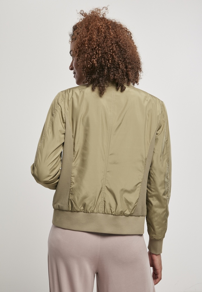 UrbanClassicsDamenJackeLadiesLightBomberJacketKhaki-3XL