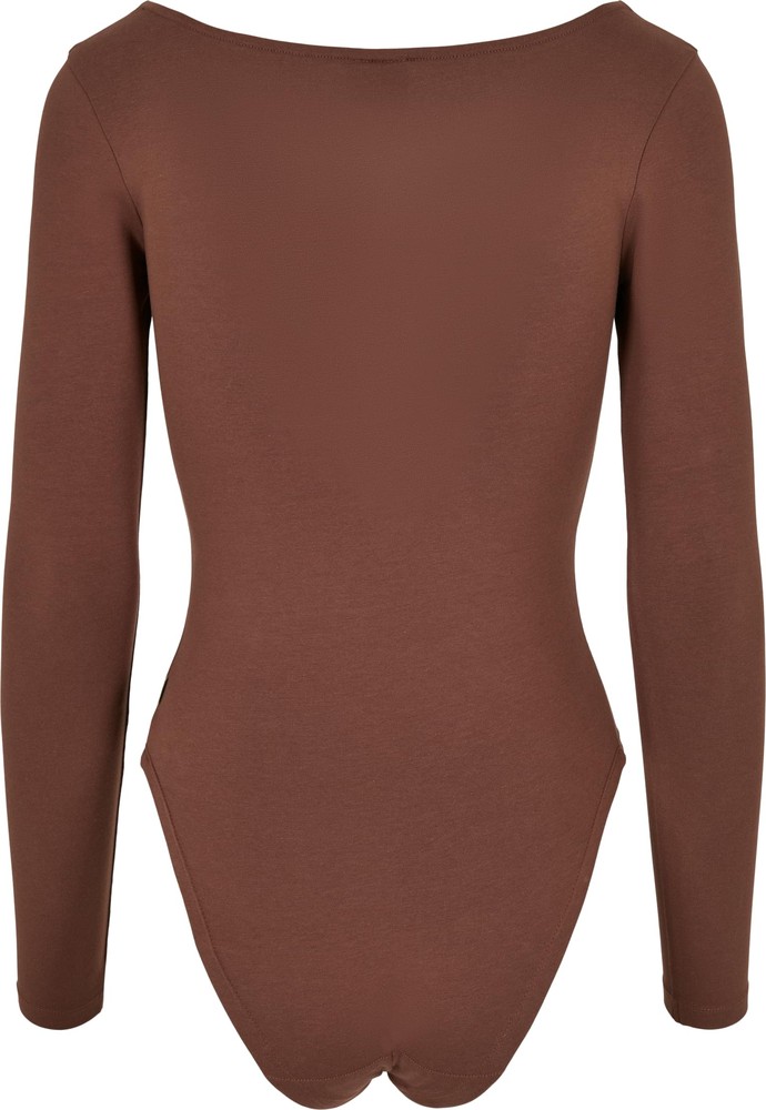 UrbanClassicsDamenLadiesOrganicLongsleeveBodyBark-3XL