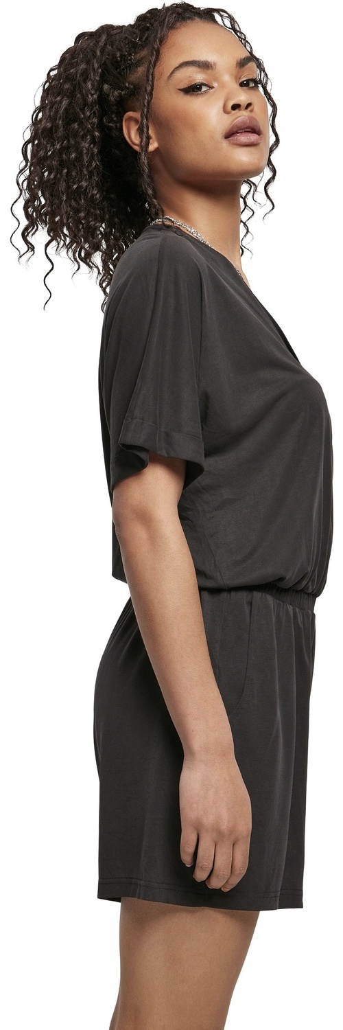 UrbanClassicsDamenOverallLadiesShortModalJumpsuitBlack