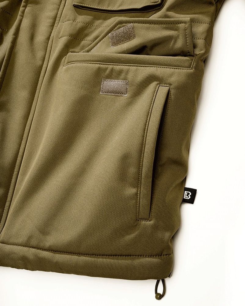 BranditSoftshelljackeM65Softshelljacket3208Olive-3XL