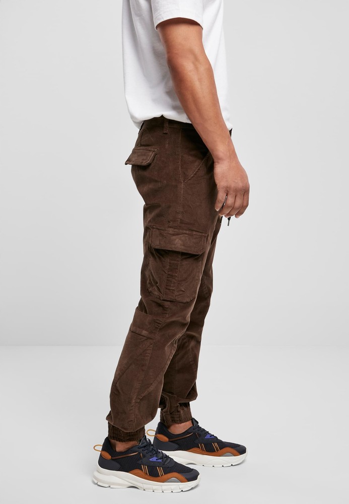 UrbanClassicsCorduroyCargoJoggingPantsDarkolive-3XL