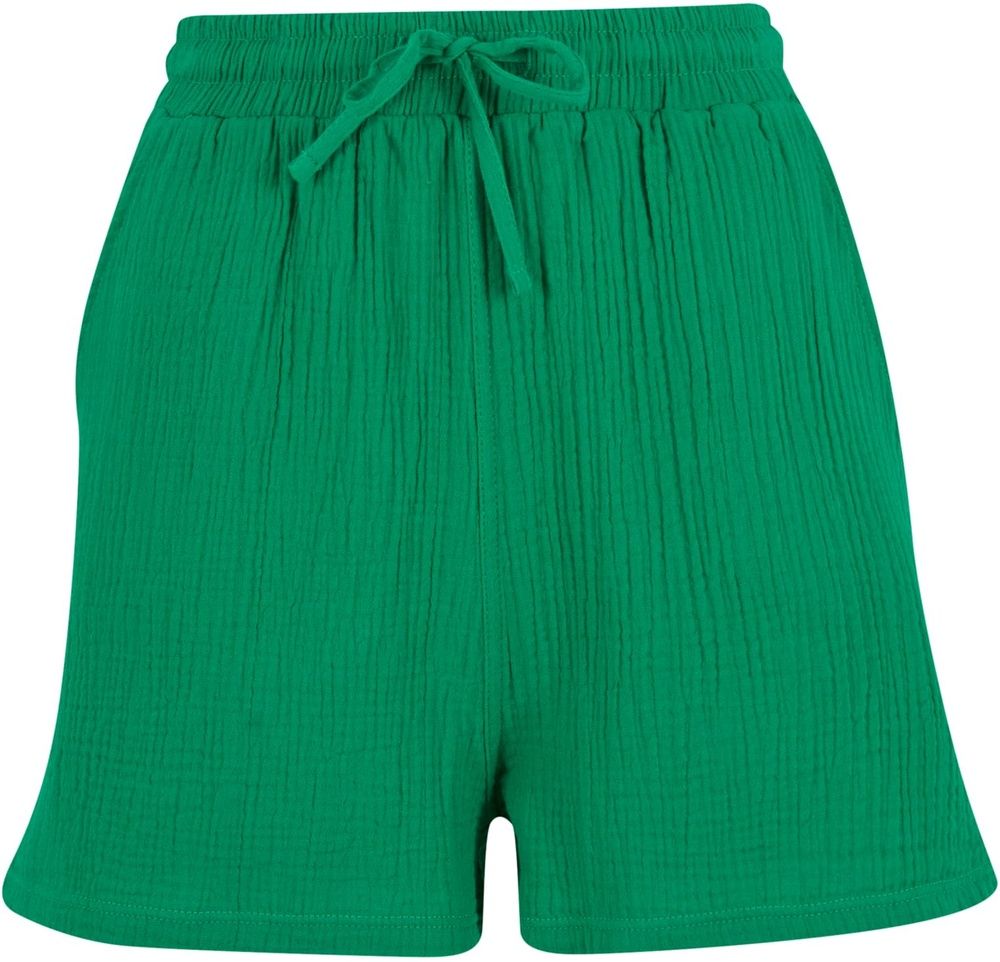 UrbanClassicsDamenLadiesMusselinShortsTB7467Froggreen-3XL