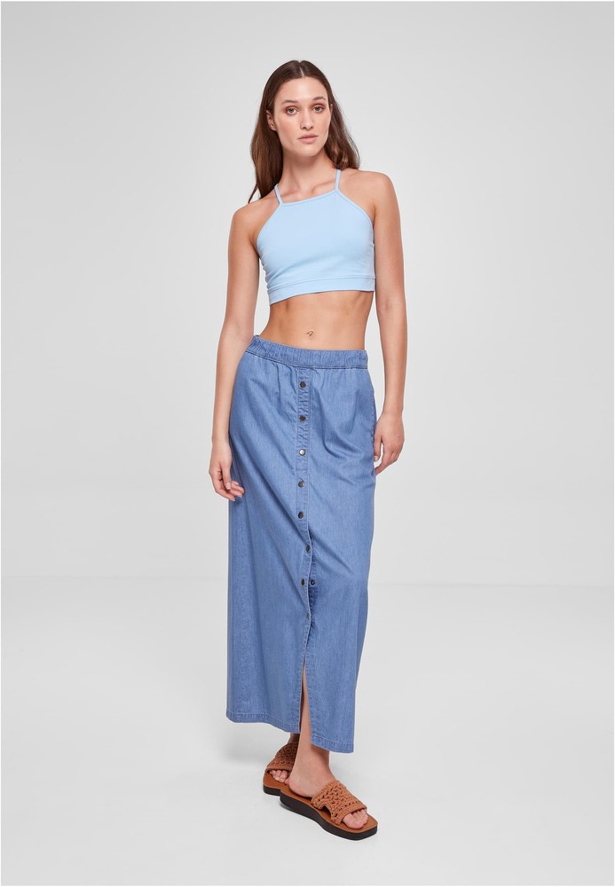 UrbanClassicsDamenLadiesTriangleTopBalticblue-3XL