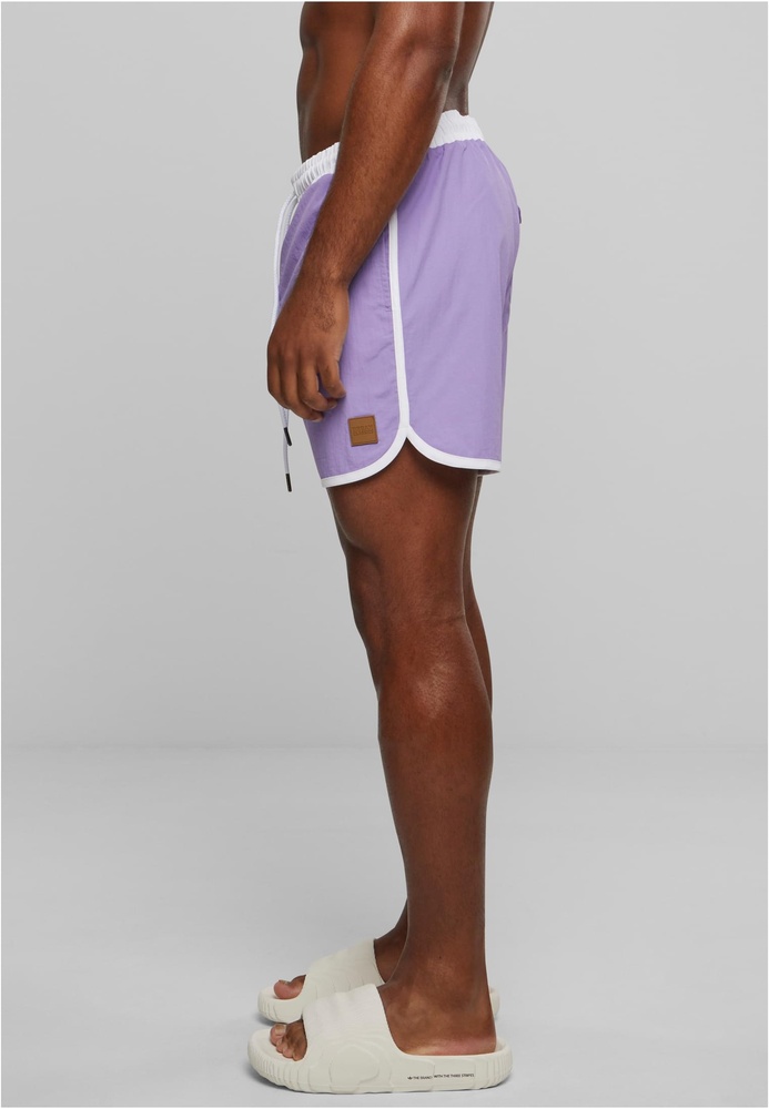 UrbanClassicsRetroSwimshortsTB2050LavenderWhite-3XL