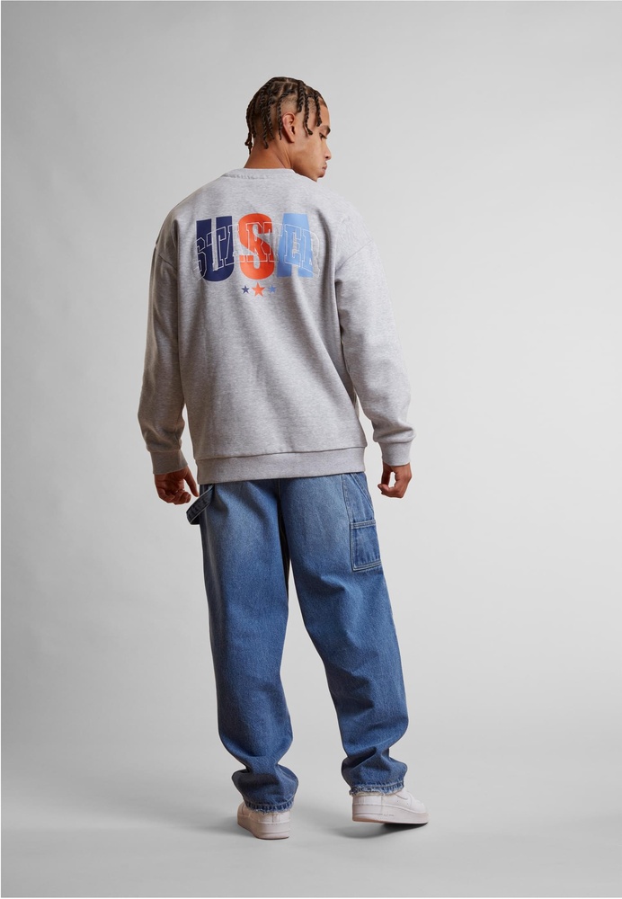 StarterBlackLabelPulloverUsaCrewNeckST432Heathergrey-L