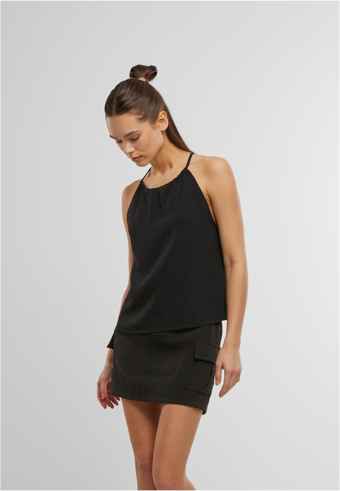 UrbanClassicsDamenLadiesStructuredTopTB7501Black-L