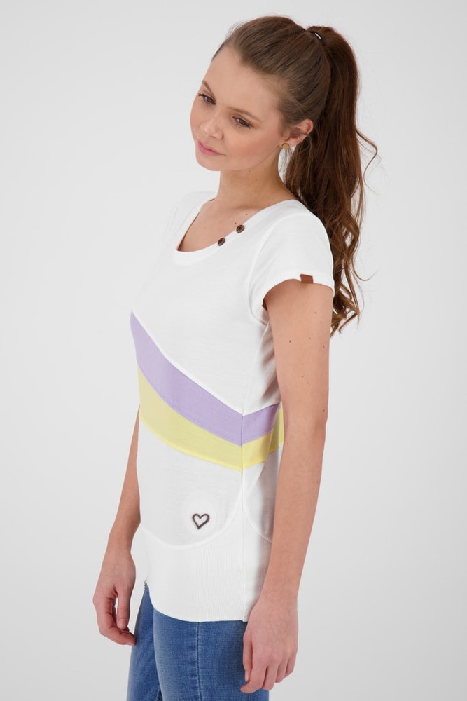 AlifeKickinDamenT-ShirtCleaAKShirtWhite