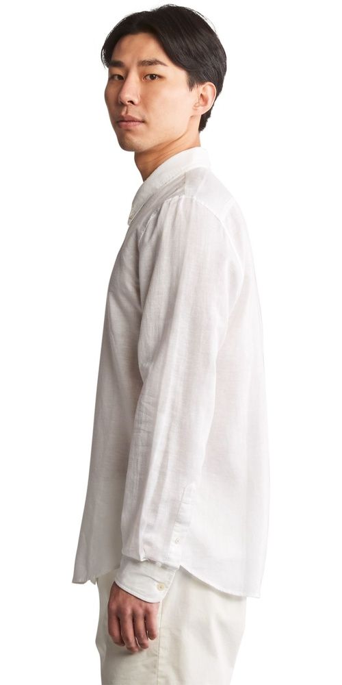 TimberlandLovellLakeTFOCottonLinenLongSleeveShirt0A2DR9White-L