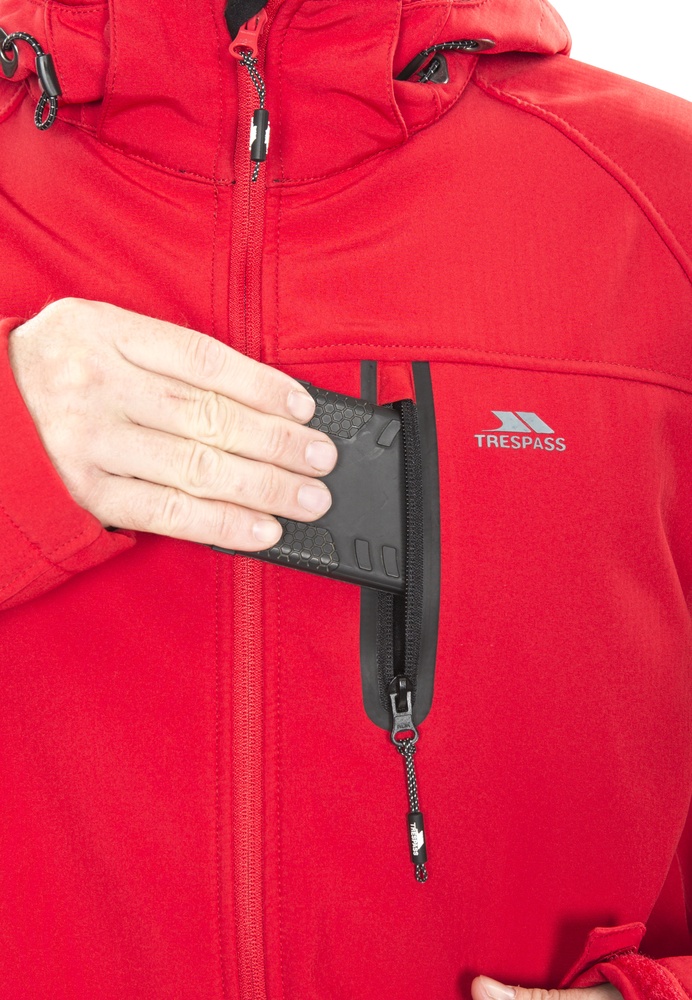 TrespassJackeAcceleratorIi-MaleSoftshellJacketTp75Red-XS