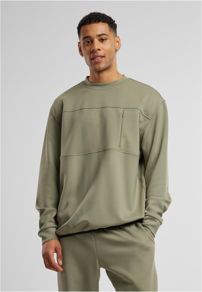 UrbanClassicsScubaZipPocketCrewTB6740Palegreen-3XL