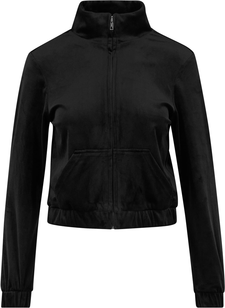 UrbanClassicsDamenLadiesShortVelvetTrackJacketTB7113