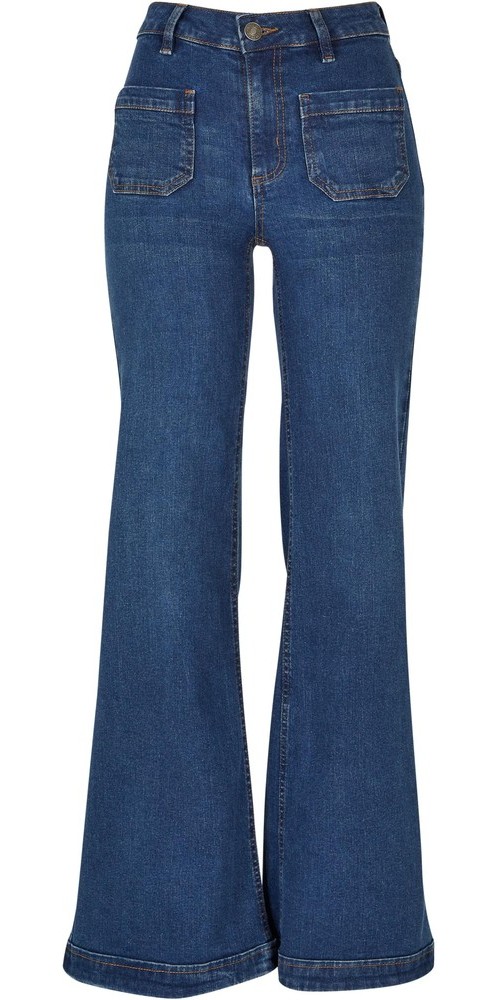 UrbanClassicsDamenJeansLadiesVintageFlaredDenimPants