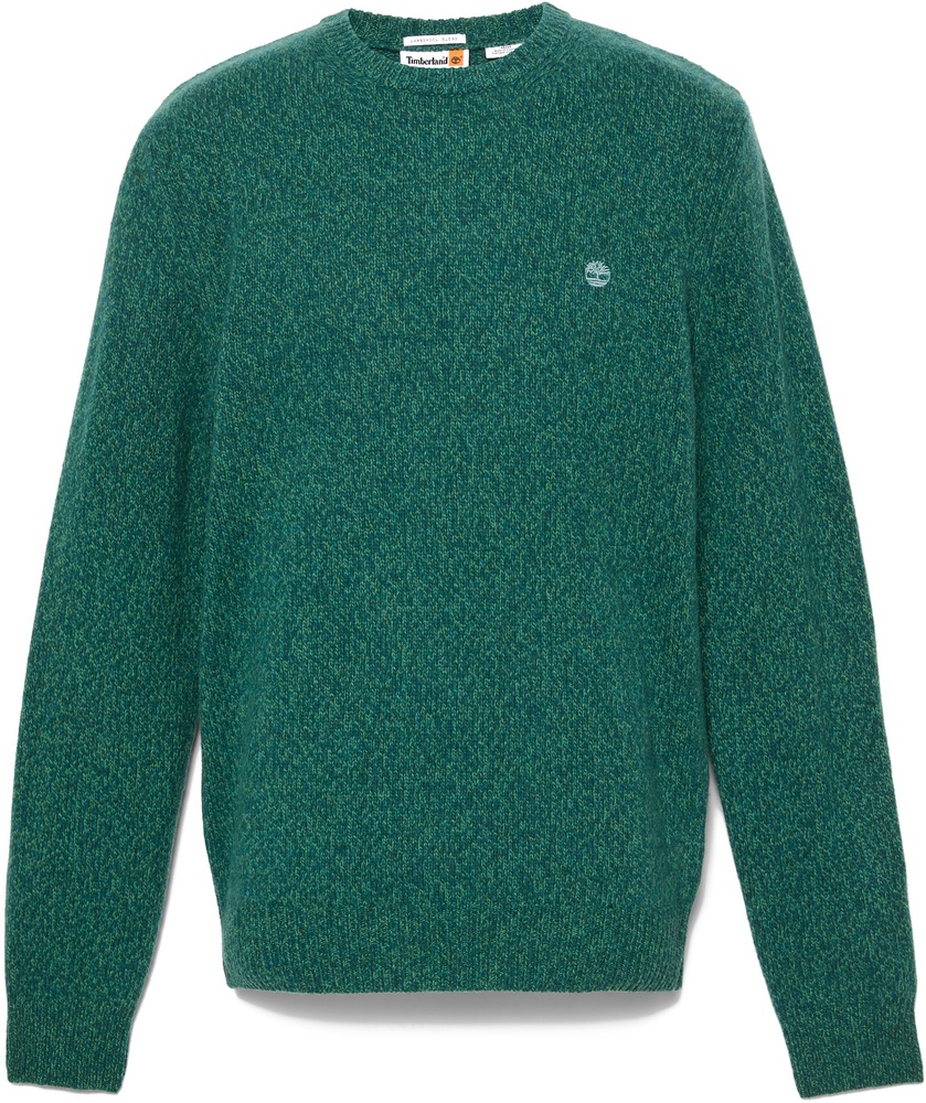 TimberlandPulloverSweatshirtTwistedYarnCrewNeckSweaterTB0A6W7XGreenGblsHthr-XXL