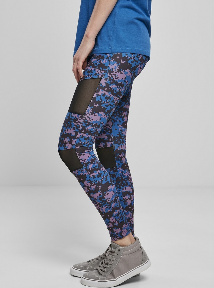 UrbanClassicsDamenLeggingsLadiesCamoTechMeshLeggingsDigitalDuskvioletCamo-3XL