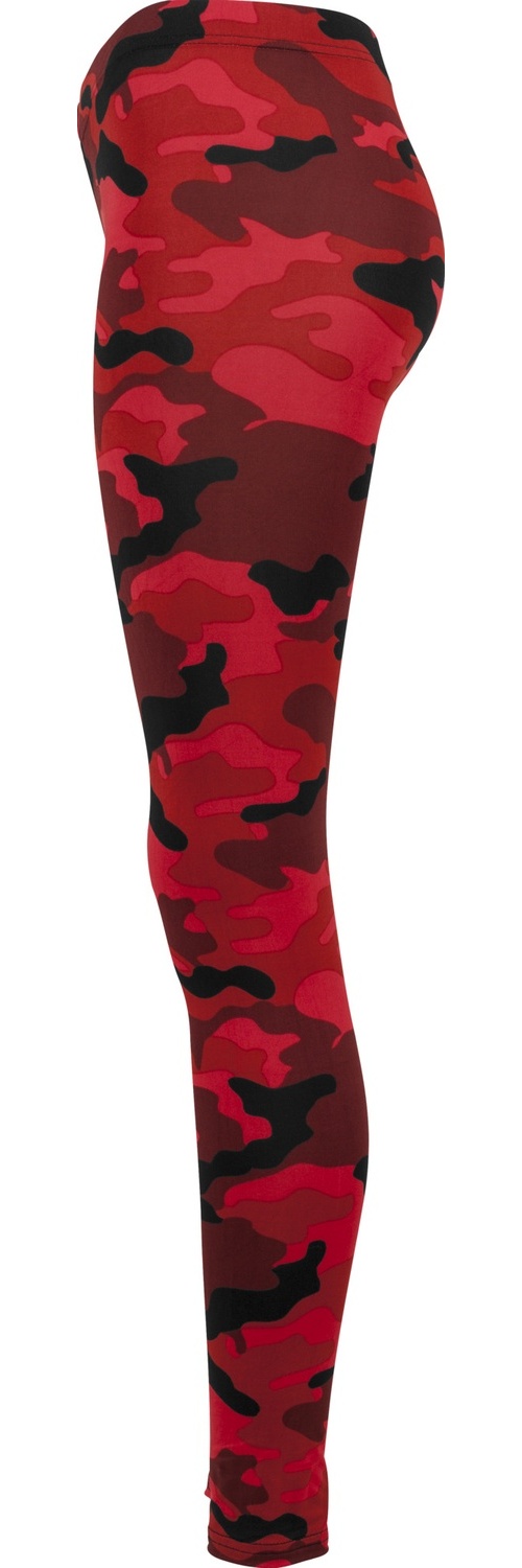 UrbanClassicsDamenLadiesCamoLeggingsRedCamouflage-L
