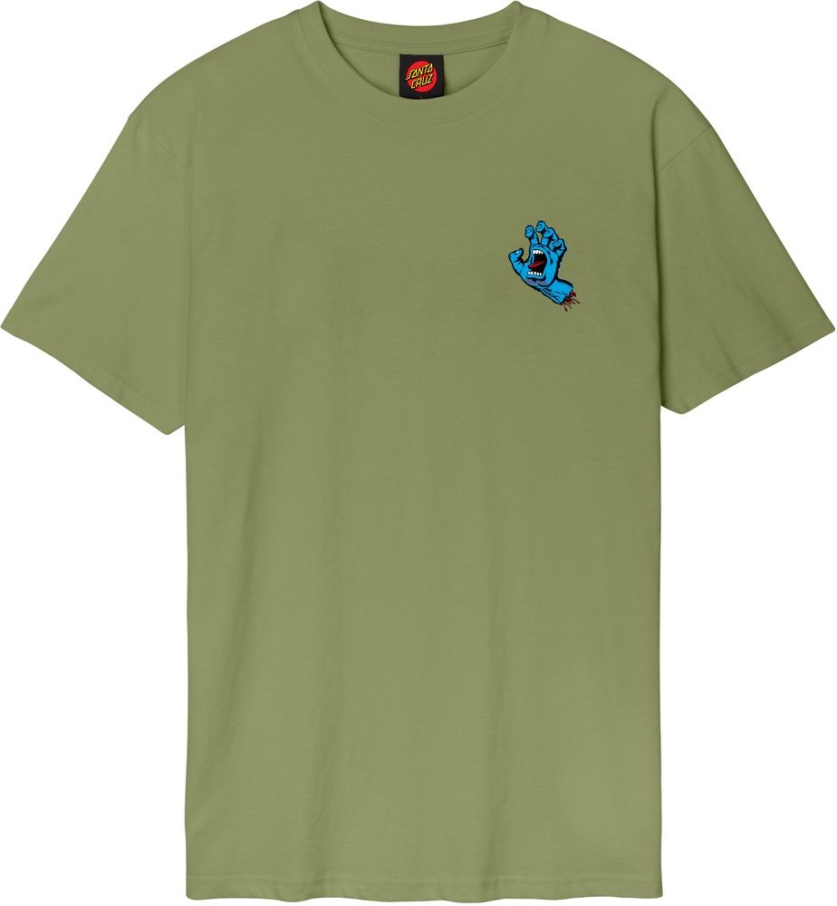 SantaCruzScreamingHandChestT-ShirtSCM-T3010Iguana-XS