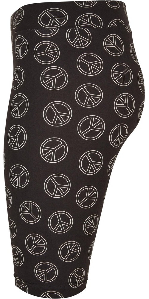 UrbanClassicsDamenLadiesSoftAOPCycleShortsBlackpeace-3XL