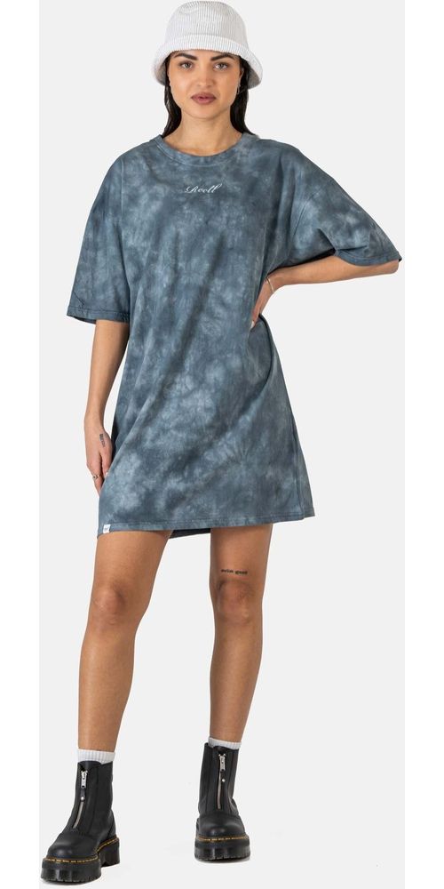 ReellDamenT-ShirtDressWomenYumi2301-012-15-120OilDyeBlackLightGrey-XS