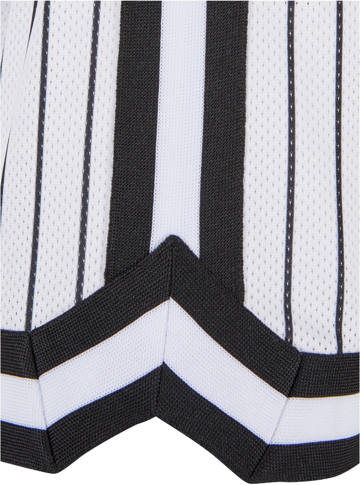 UrbanClassicsT-ShirtOversizedStripedMeshTeeTB6680WhiteBlack-3XL