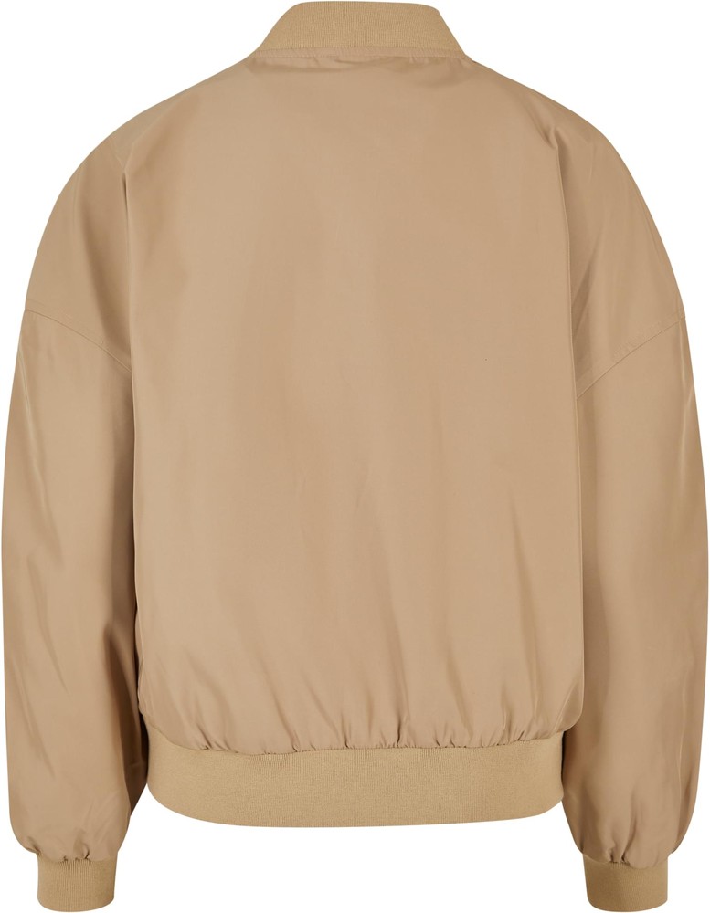 UrbanClassicsDamenLadiesRecycledOversizedLightBomberJacketUnionbeige-3XL
