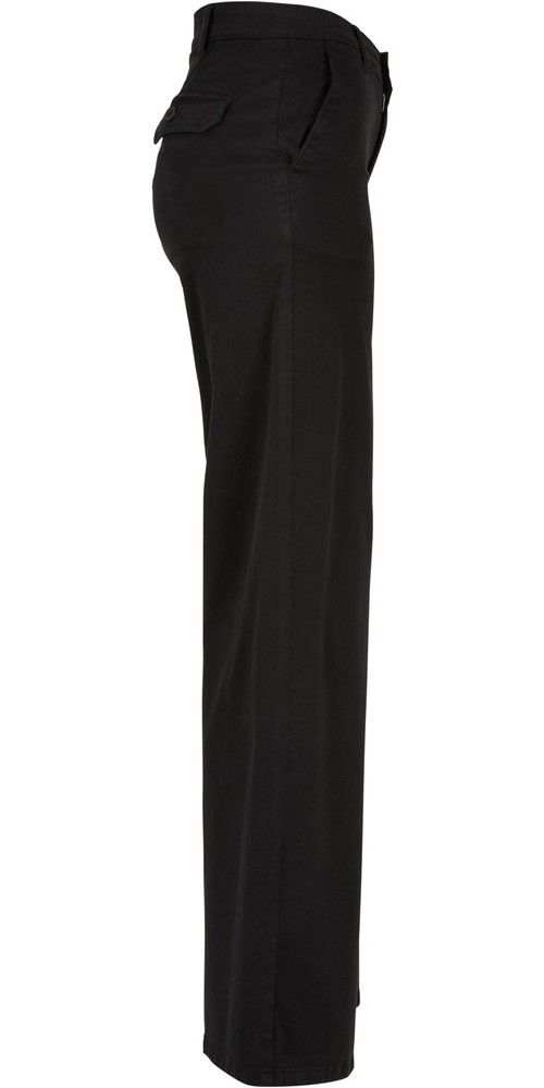 UrbanClassicsDamenHoseLadiesHighWaistWideLegChinoPants