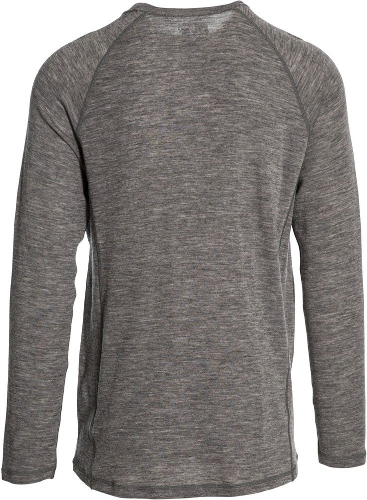 DLXFunktionsunterwscheWexler-MaleDlxMerinoBaseLayerTopDarkGreyMarl