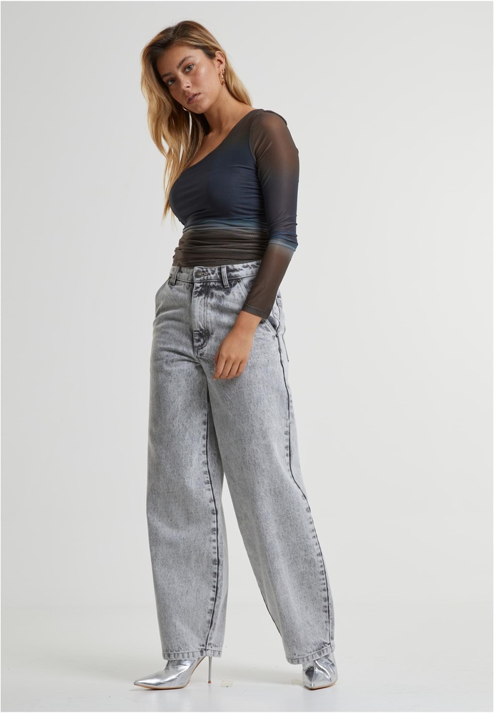 UrbanClassicsDamenLadiesTaperedBaggyJeansTB7099