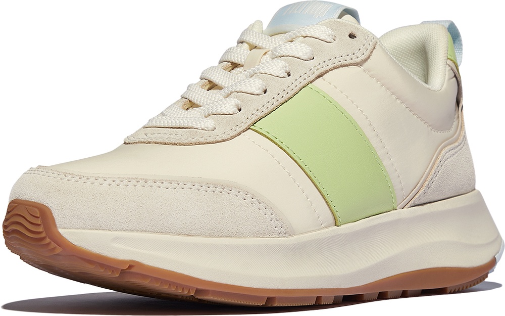 FitFlopDamenSneakersF-ModeFlowSneaker-NylonSuedeMixIK8LimeMix-36