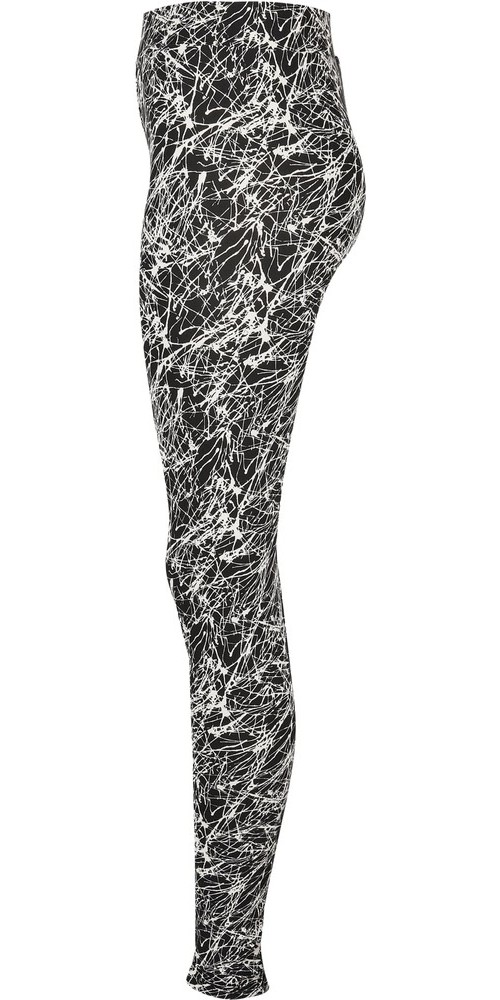 UrbanClassicsDamenLadiesSoftAopLeggingsBlackpaint-3XL