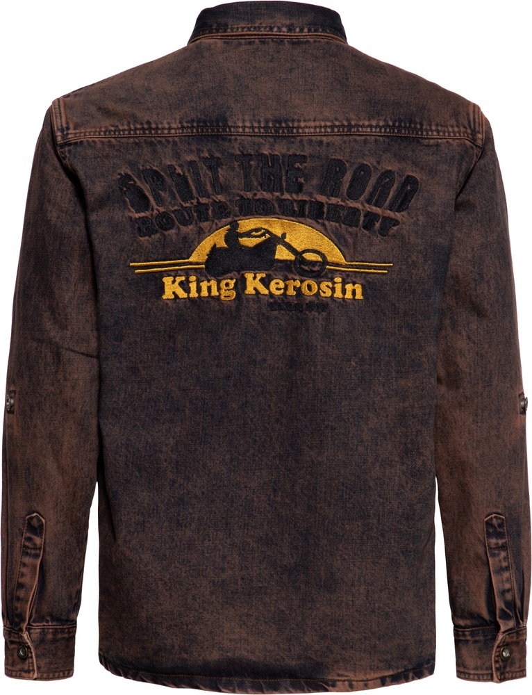 KingKerosinWorkwearDenimHemdSplitTheRoadKKI35022