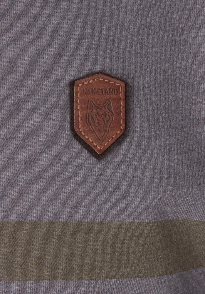 NaketanoT-ShirtHaschischinderBlutbahn1800-0045DarkGreyMelangeOliveMelange-S