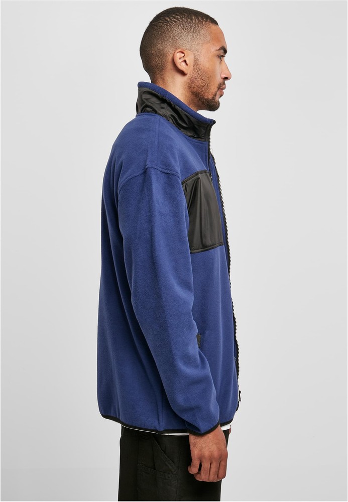 UrbanClassicsJackePatchedMicroFleeceJacketSpaceblue-3XL