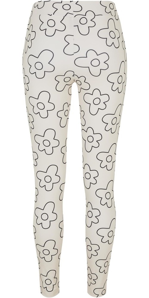 UrbanClassicsDamenLadiesTechMeshAOPLeggingsSoftseagrassflower-3XL