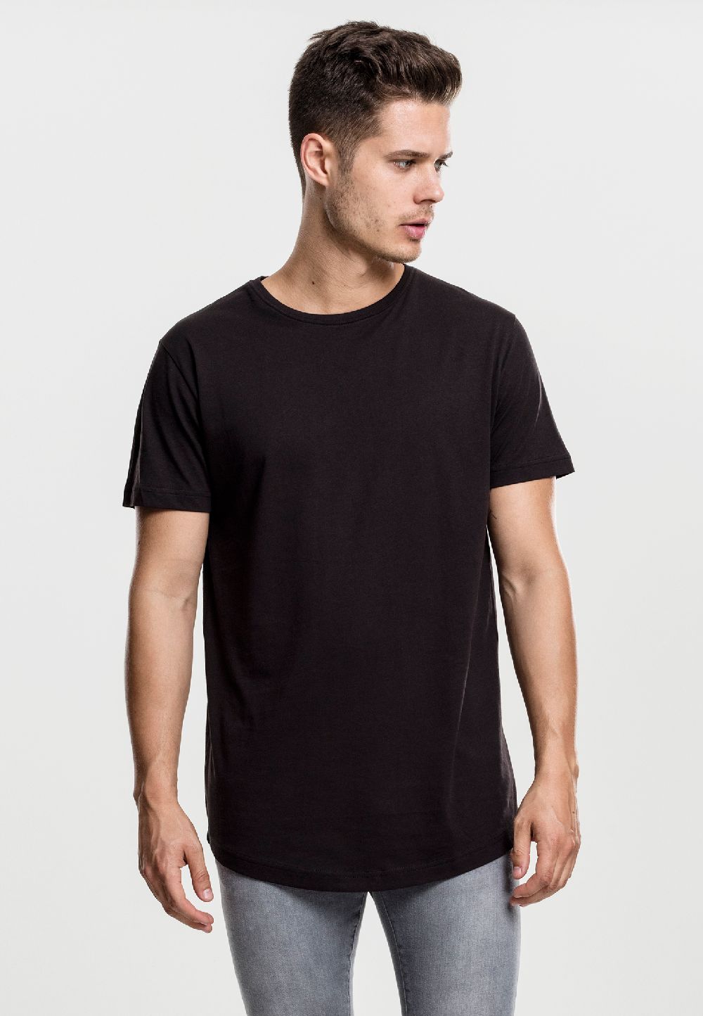 UrbanClassicsT-ShirtShapedLongTeeBlack-2XL
