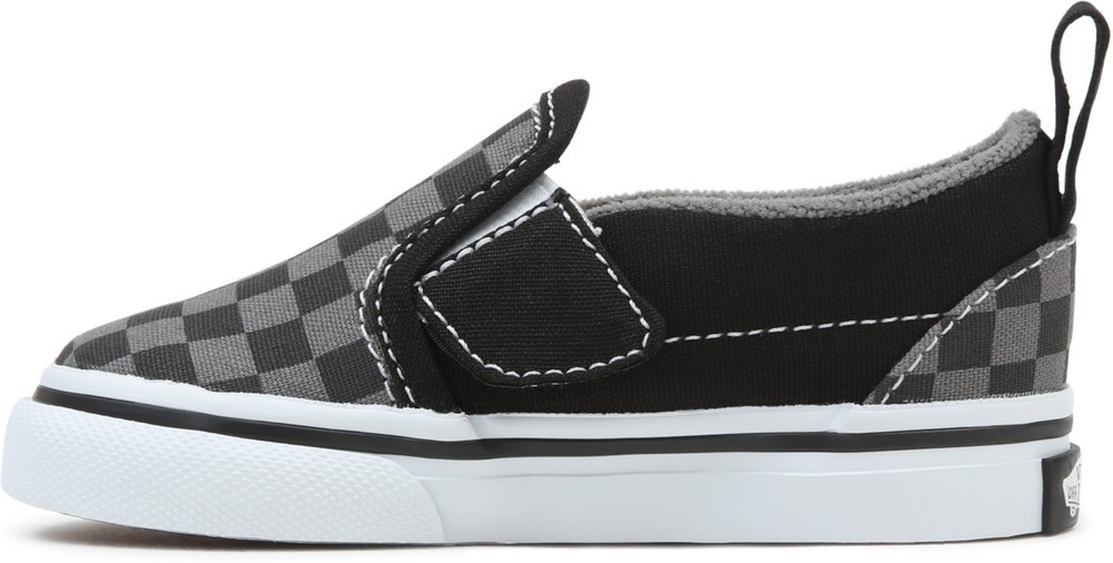 VansKinderKidsLifestyleClassicFTWSneakerTdSlip-OnVCheckerboardBlkPewter