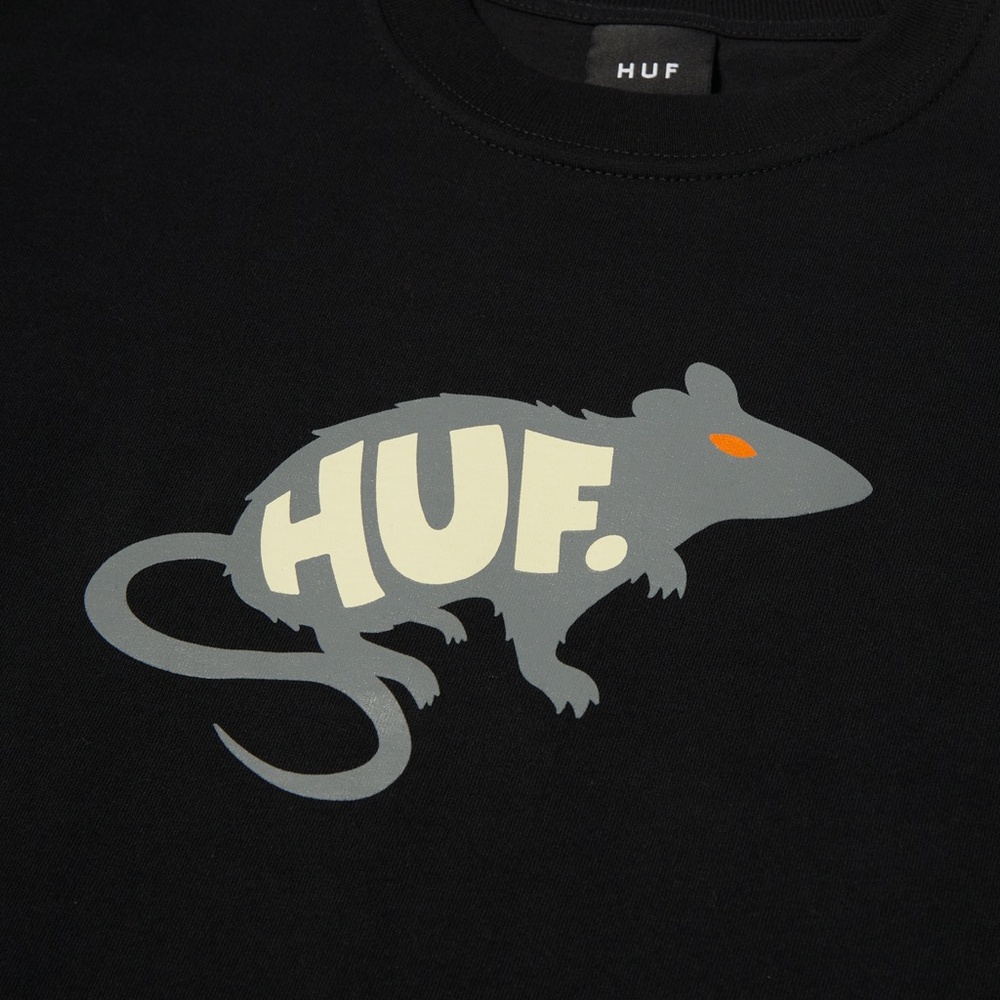 HUFMansBestFriendT-ShirtTS02183Black-S