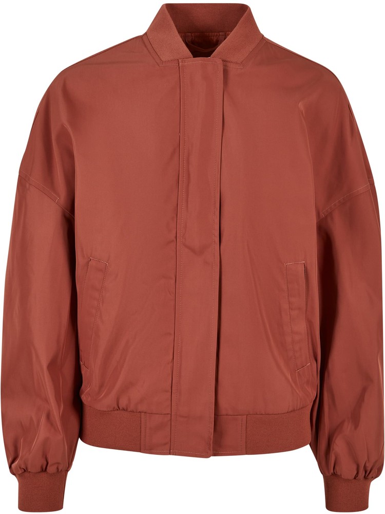 UrbanClassicsDamenLadiesRecycledOversizedLightBomberJacketTerracotta-3XL