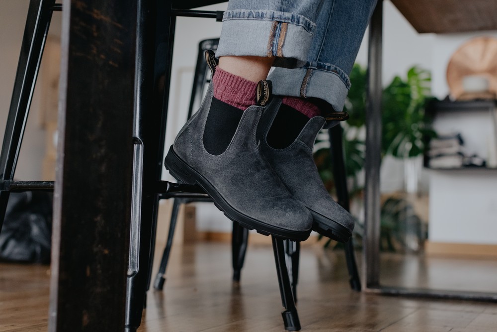 BlundstoneStiefelBoots1910WaxSuede500SeriesSteelGrey