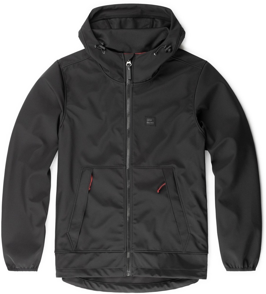 VintageIndustriesFunktionsjackeJeddSoftshellJacketBlack