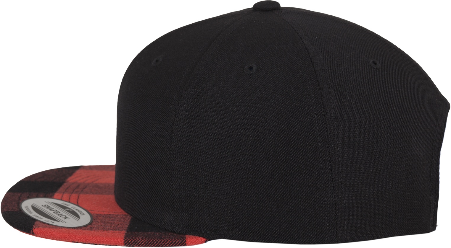 FlexfitCapCheckedFlanellPeakSnapback