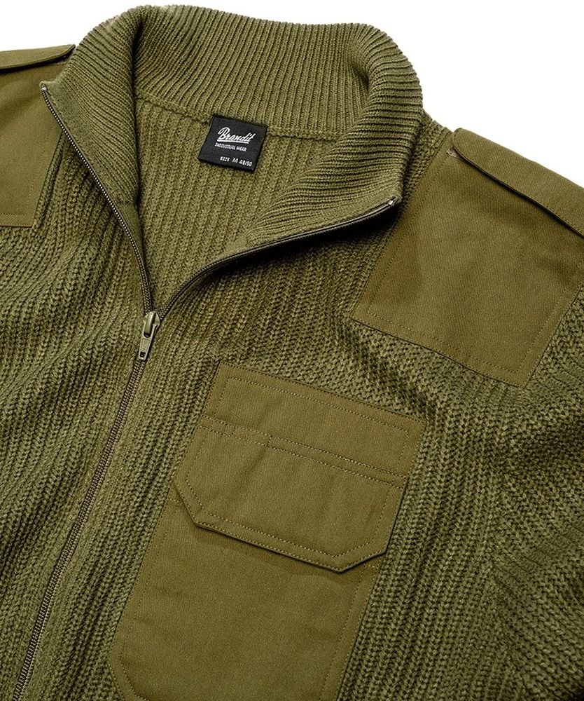 BranditCardiganBW5039Olive-3XL