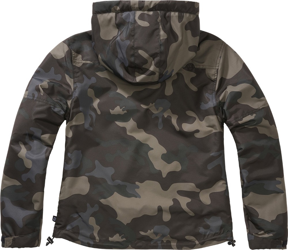 BranditWomenJackeLadiesWindbreakerfrontzipDarkcamo-XS