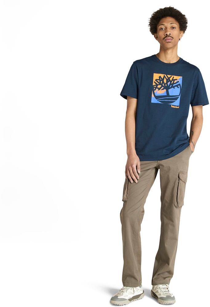 TimberlandT-ShirtLogoGraphicShortSleeveTeeTB0A43YBDarkSapphire-3XL